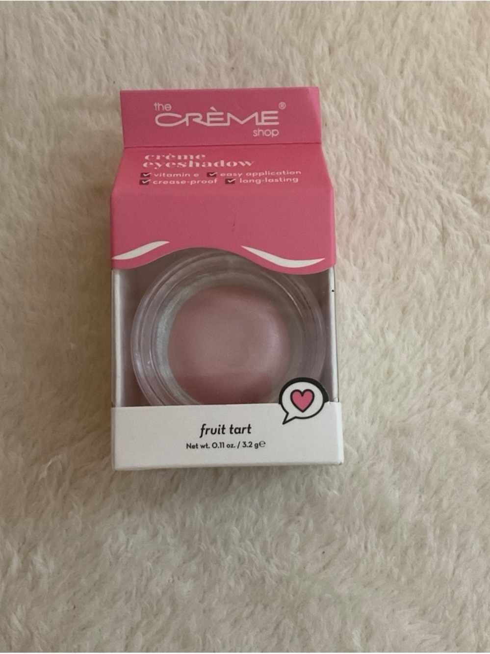 Fruit Tart Pink Creme Eyeshadow - Soft Pink